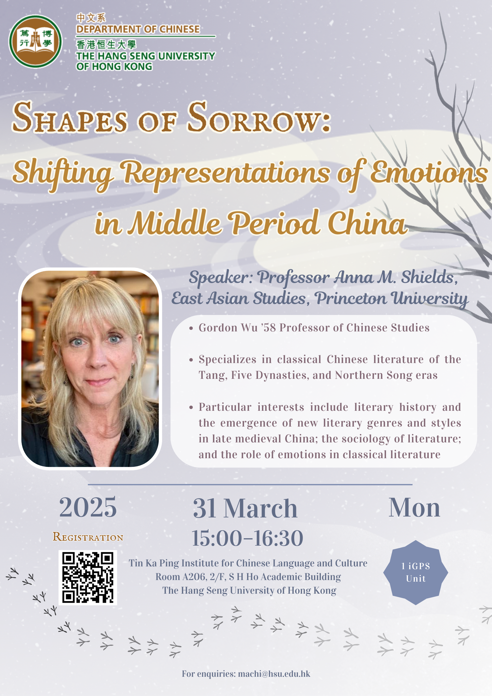 Shapes of Sorrow Shifting Representations of Emotions in Middle Period China